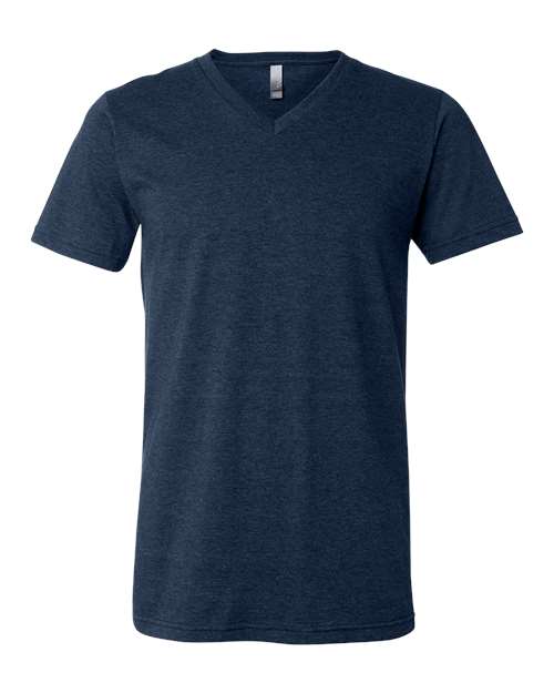 Unisex Heather CVC V-Neck Tee