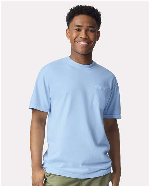 Unisex Garment-Dyed Heavyweight Pocket T-Shirt