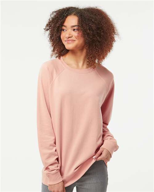 Unisex Icon Lightweight Loopback Terry Crewneck Sweatshirt