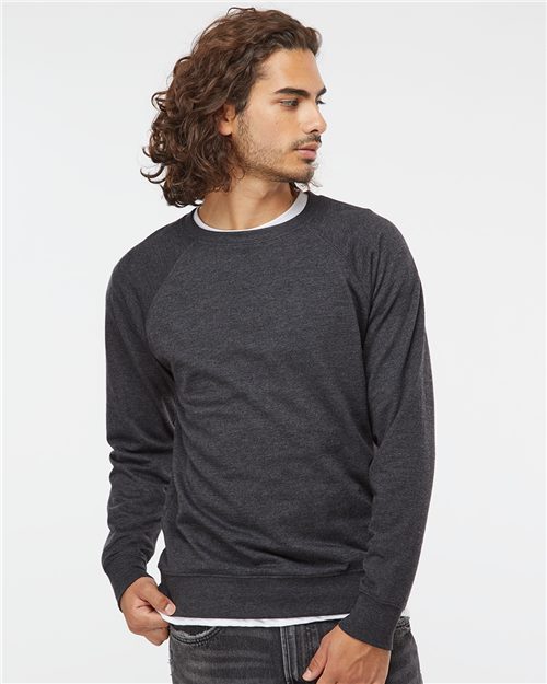 Unisex Icon Lightweight Loopback Terry Crewneck Sweatshirt