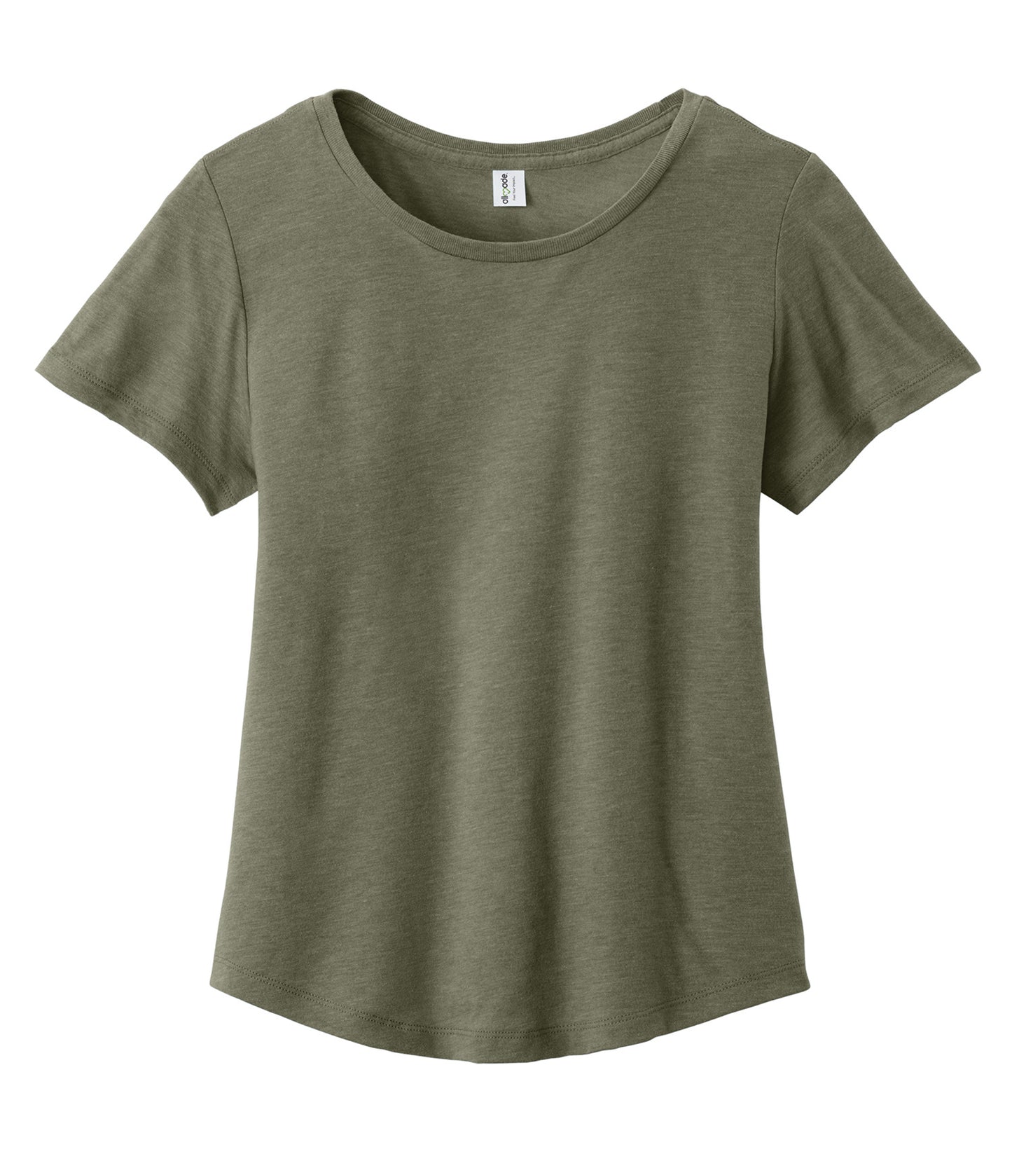 ALLMADE&reg; WOMEN'S RELAXED TRI-BLEND SCOOP NECK TEE