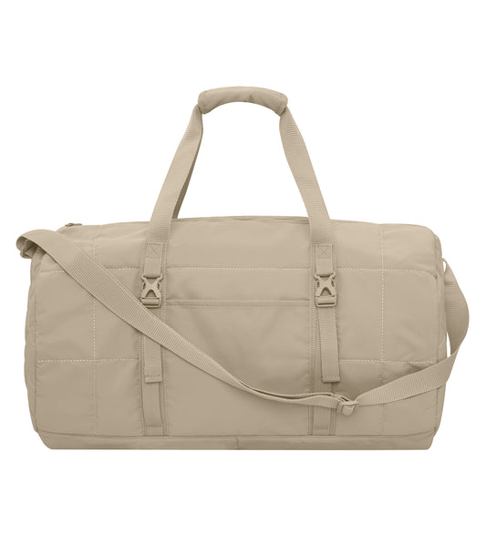 KOI&reg; MATTE QUILTED BARREL DUFFEL. 27L