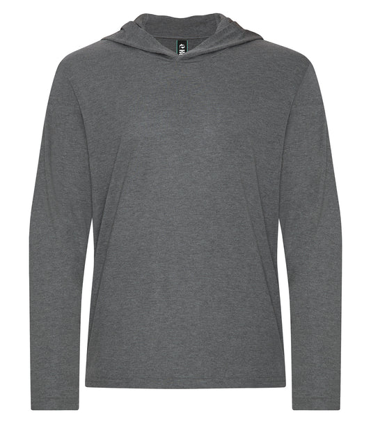 KOI&reg; ELEMENT TRIBLEND LONG SLEEVE HOODED TEE