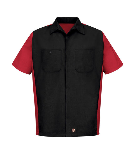 RED KAP® SHORT SLEEVE WOVEN CREW SHIRT